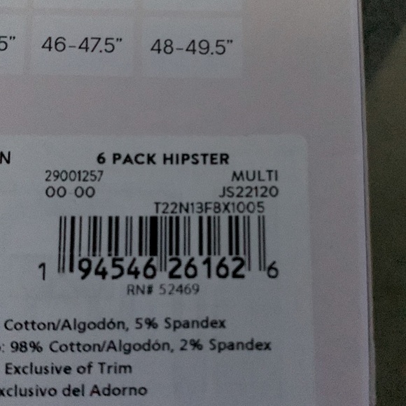 ❤️NWT UNOPENED BOXES-JOYSPUN (6) PAIRS OF UNDERWEAR VARIOUS SIZES! SEE BELOW!❤️ - Picture 5 of 13